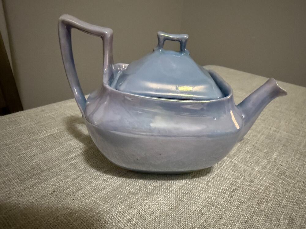 🫖 Vintage Royal Bayreuth Bavaria Mini Teapot | Blue Lusterware | Germany